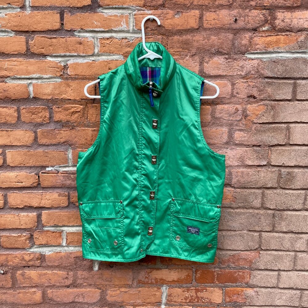 Vintage Ralph Lauren Green Boating Sailing Anorak Vest